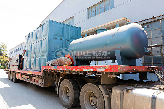 宣威沃土農業240萬大卡YLW系列鏈條爐排導熱油鍋爐項目