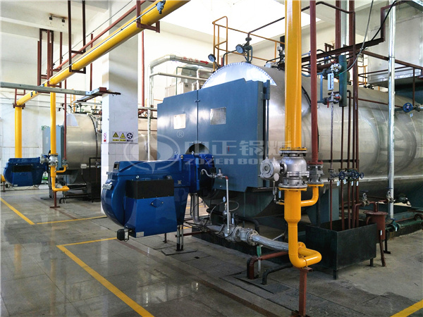 運行在烏魯木齊鐵路局哈密機(jī)務(wù)段的中正WNS系列燃?xì)庹羝仩t